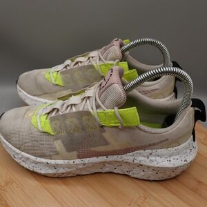 Nike Shoes Womens 7 Space Hippie 04 Women's Running Beige Volt CW2386-102
